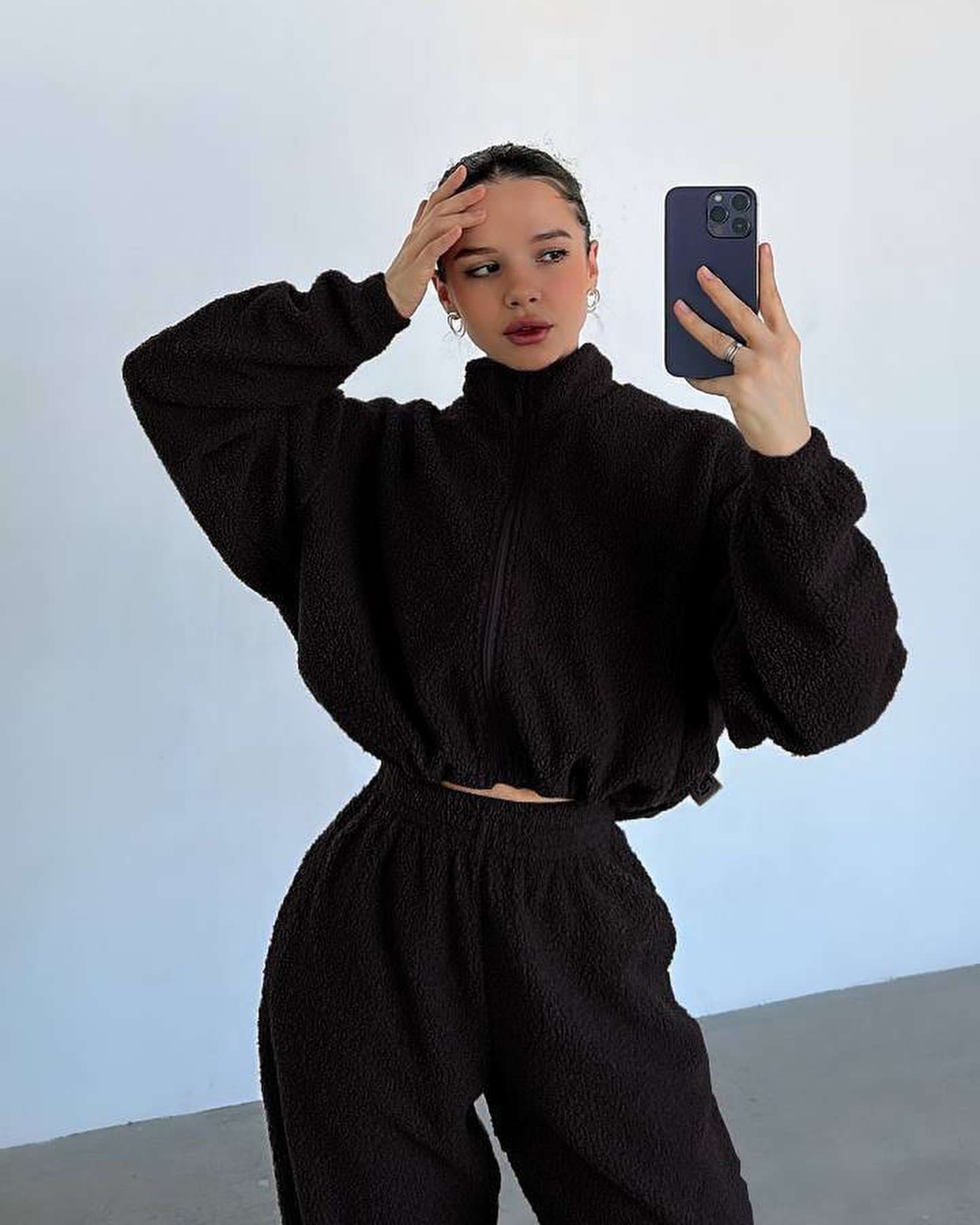 セットアップ レディース ボアフリース セットアップ