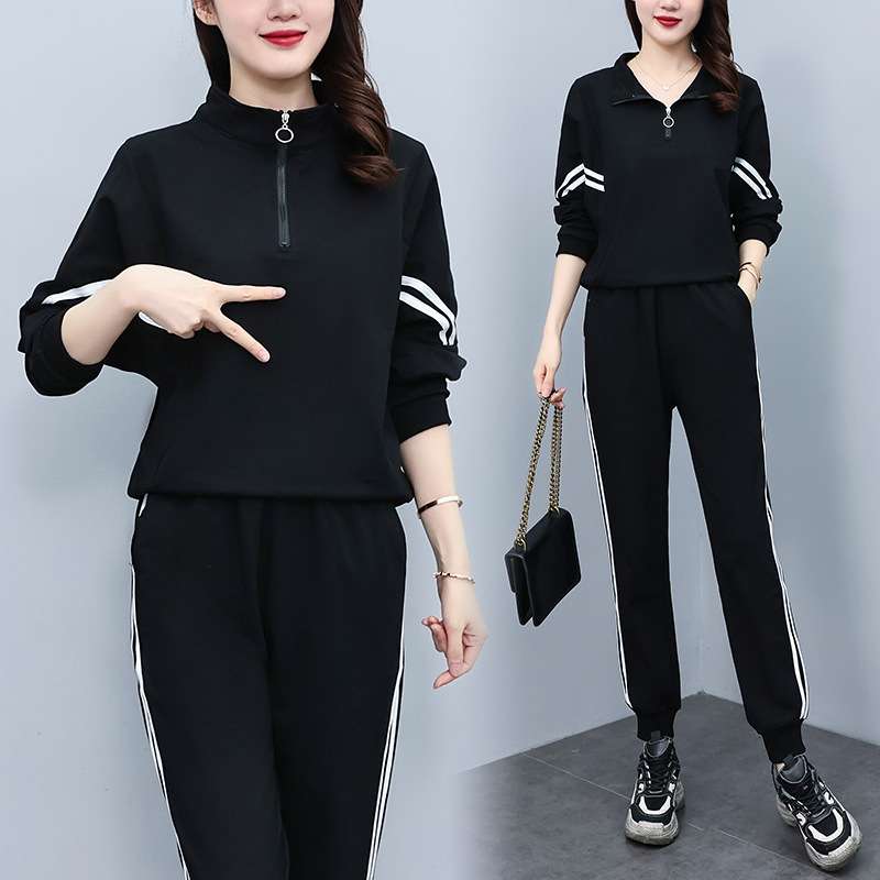 セットアップ レディース ストライプ ツーピース ジャージ