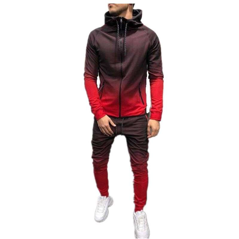 セットアップ メンズ グラデーションスポーツ上下 ジャージ