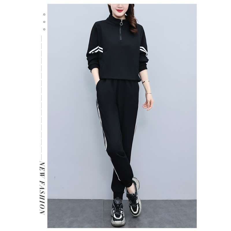 セットアップ レディース ストライプ ツーピース ジャージ