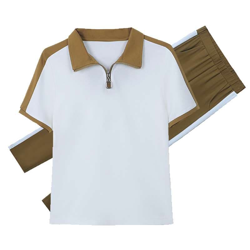 セットアップ レディース スリムラグジュアリー ポロシャツ&パンツ セット ジャージ