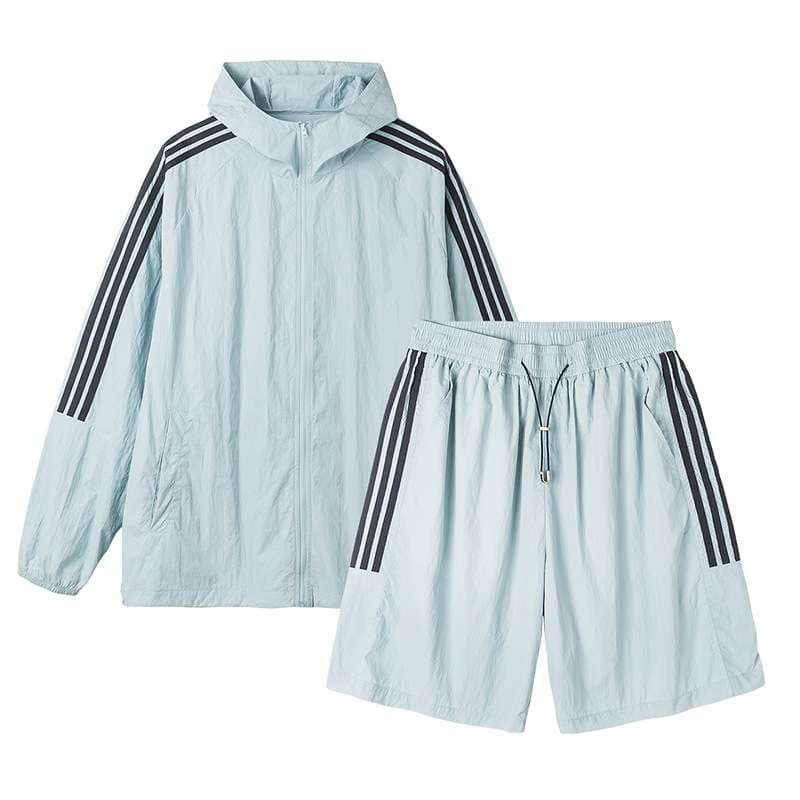 セットアップ Y2Kスポーティーストリート ツーピースハーフパンツ ジャージ