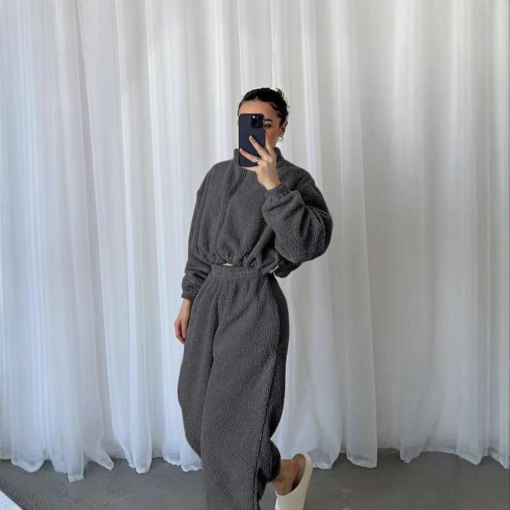 セットアップ レディース ボアフリース セットアップ