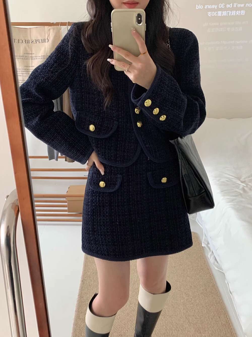 トラサルディ  ツイードスカート　セットアップ Trussardi - トラサルディ ツイードスカート セットアップの通販 by