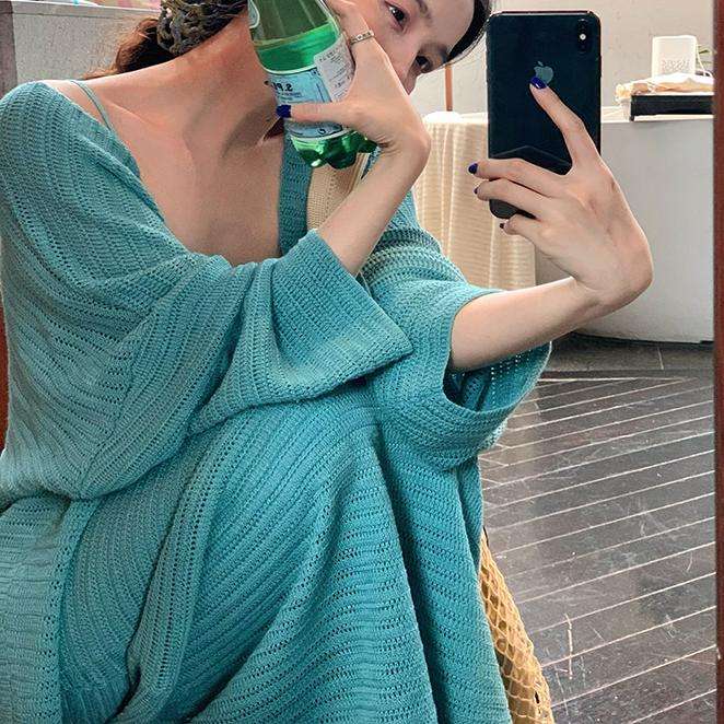 ゆったりニットセットアップ