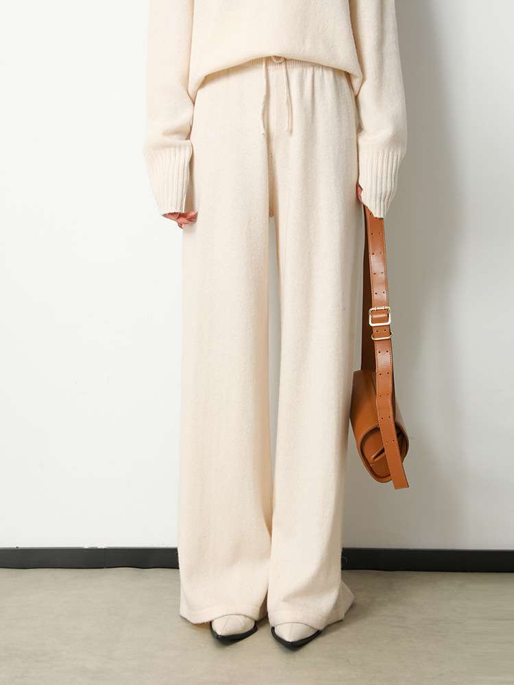 セットアップ レディース ゆったりタートルネックセットアップ