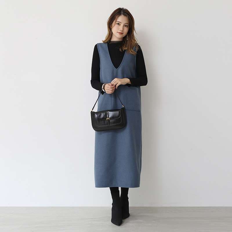 セットアップ レディース オフィスカジュアル エレガントチュニックワンピースセット