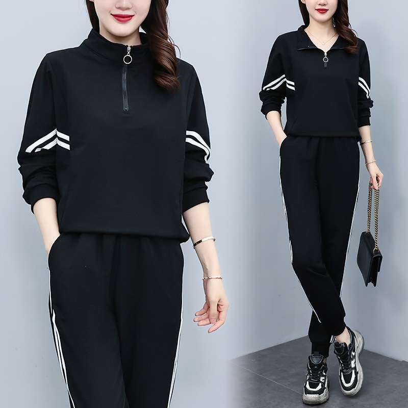 セットアップ レディース ストライプ ツーピース ジャージ