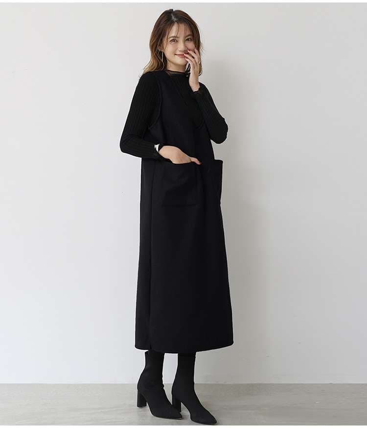 セットアップ レディース オフィスカジュアル エレガントチュニックワンピースセット