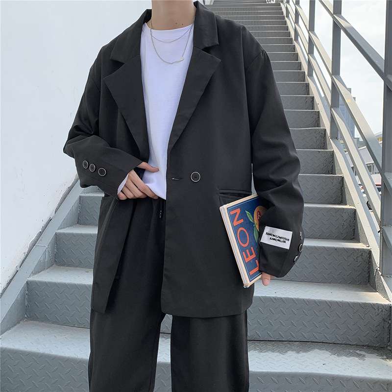 セットアップ スーツ メンズ ルーズフィット ジャケット スーツセット