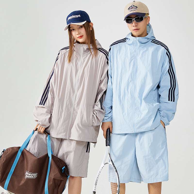 セットアップ Y2Kスポーティーストリート ツーピースハーフパンツ ジャージ