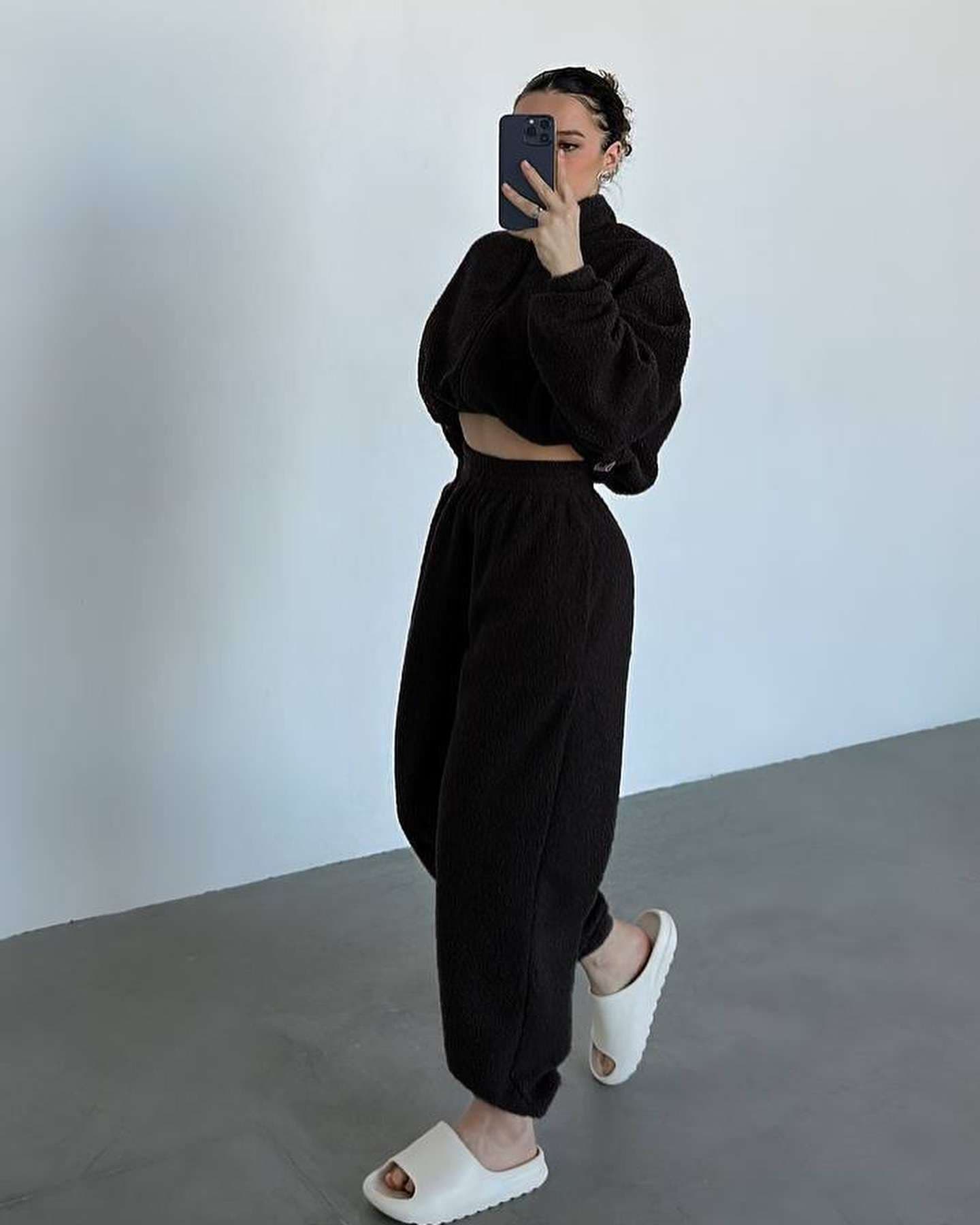 セットアップ レディース ボアフリース セットアップ