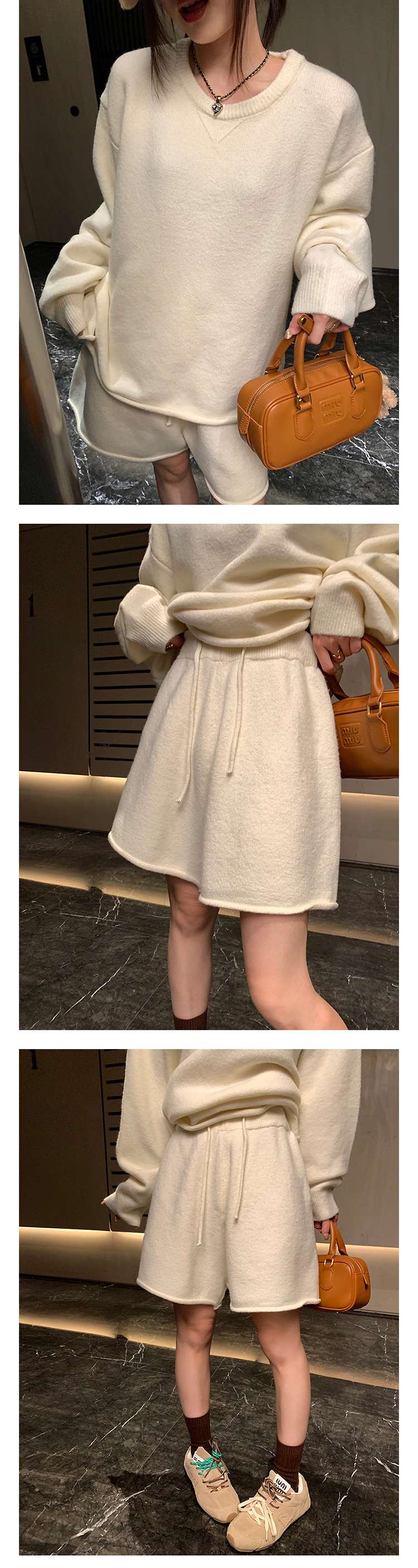 ゆったりニットセットアップ