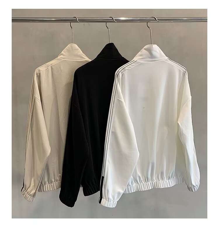 セットアップ Y2K ストライプ オーバーサイズ ジャージ